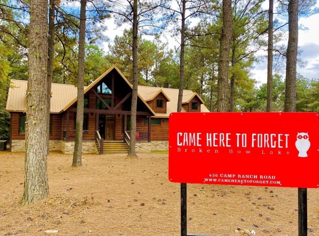 Came Here To Forget Cabin 브로큰보우 외부 사진